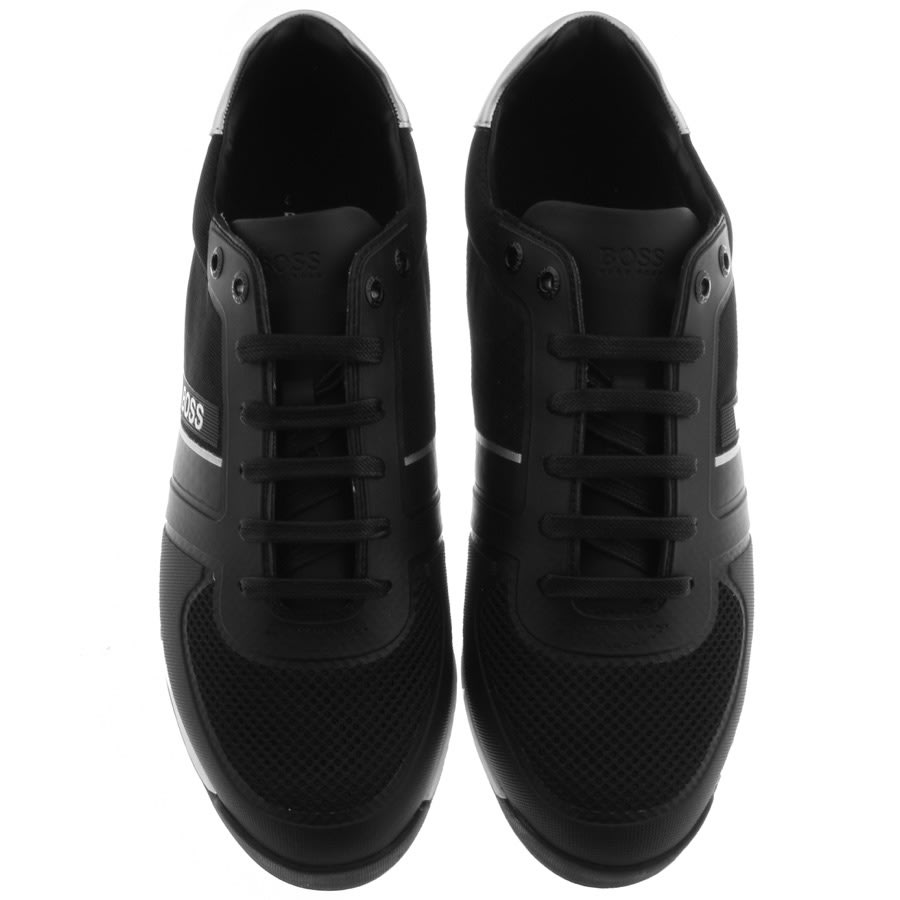 Alternative Image for ProductBOSS Glaze Lowp Trainers Black3